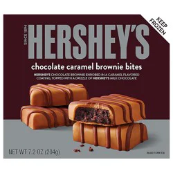 Hershey's Chocolate Caramel Brownie Bites