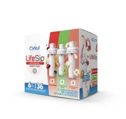 Cirkul LifeSip Flavor Cartridge Variety Pack, 6-Pack (2 Fruit Punch, 2 Strawberry Kiwi, 2 Honeycrisp Apple)