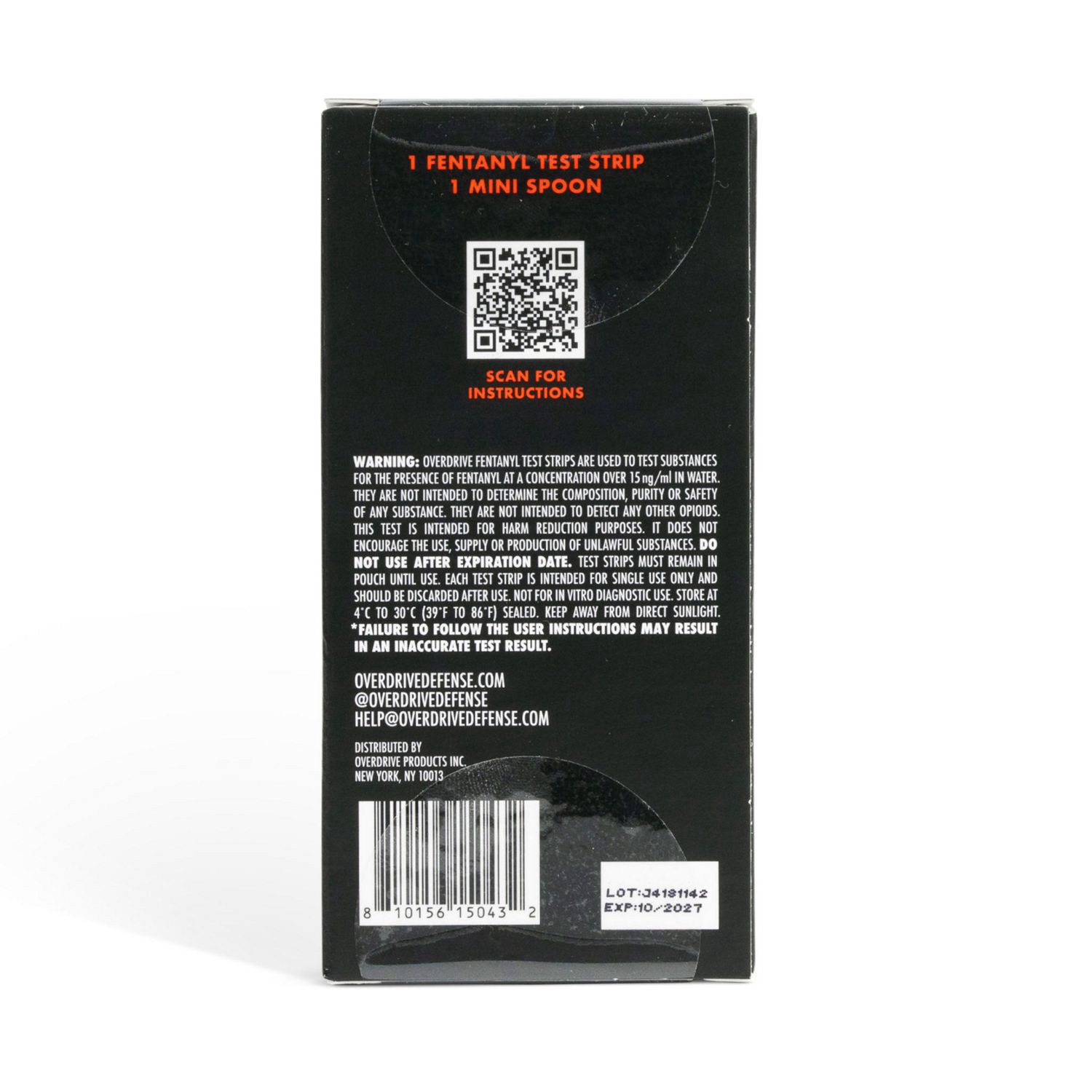 slide 3 of 4, NON BRAND Overdrive Fentanyl Test Kit, 1Ct, 1 ct