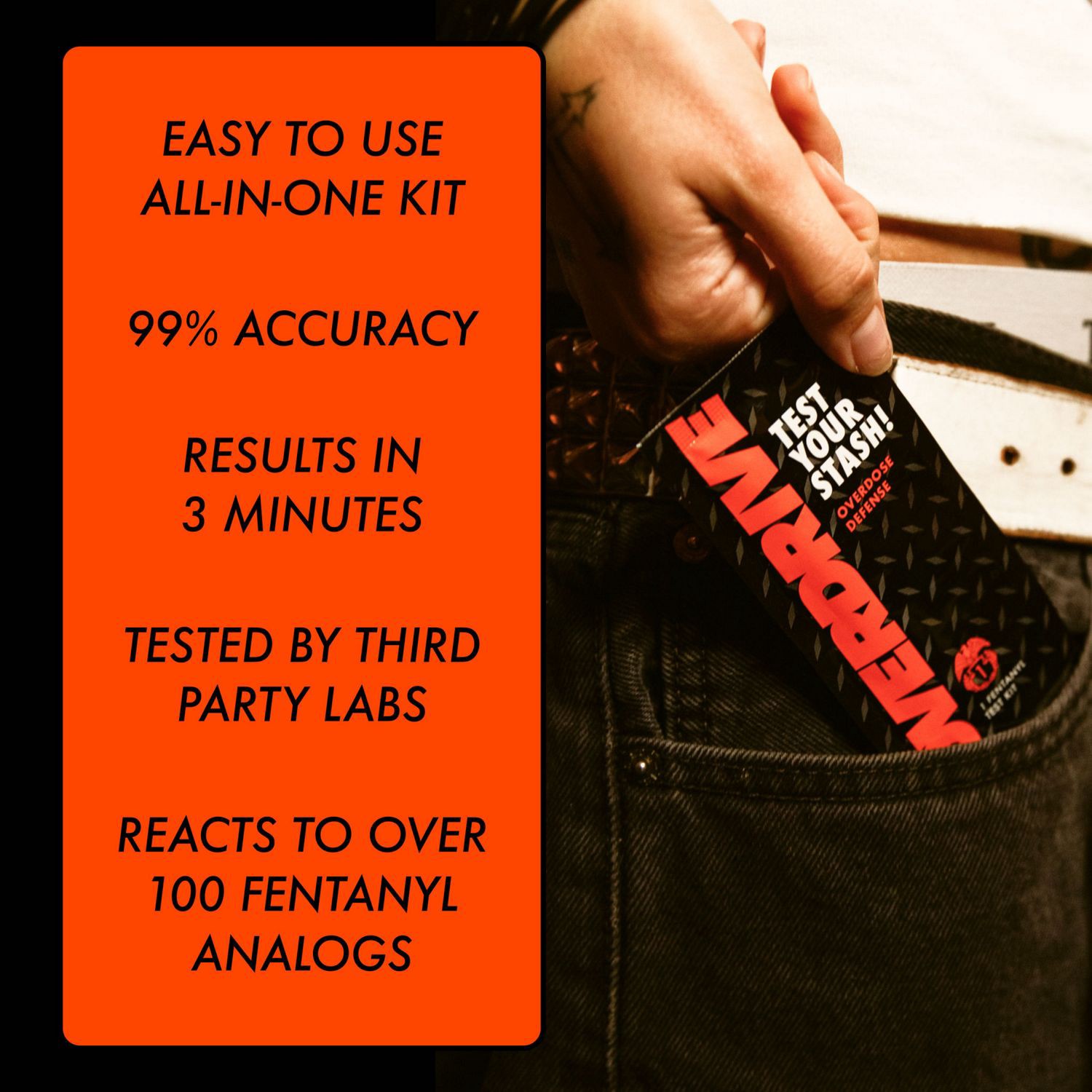 slide 4 of 4, NON BRAND Overdrive Fentanyl Test Kit, 1Ct, 1 ct