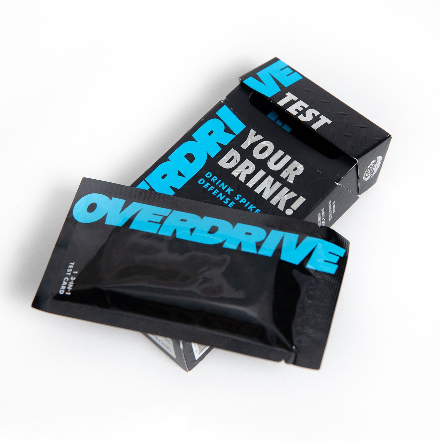 slide 7 of 7, Overdrive Drink Spike 3-In-1 Test Kit, Ghb, Rohypnol And Ketamine, 2 Ct, 1 ct