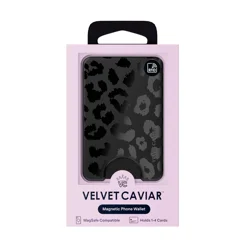 Velvet Caviar Black Leo Magsafe Wallet