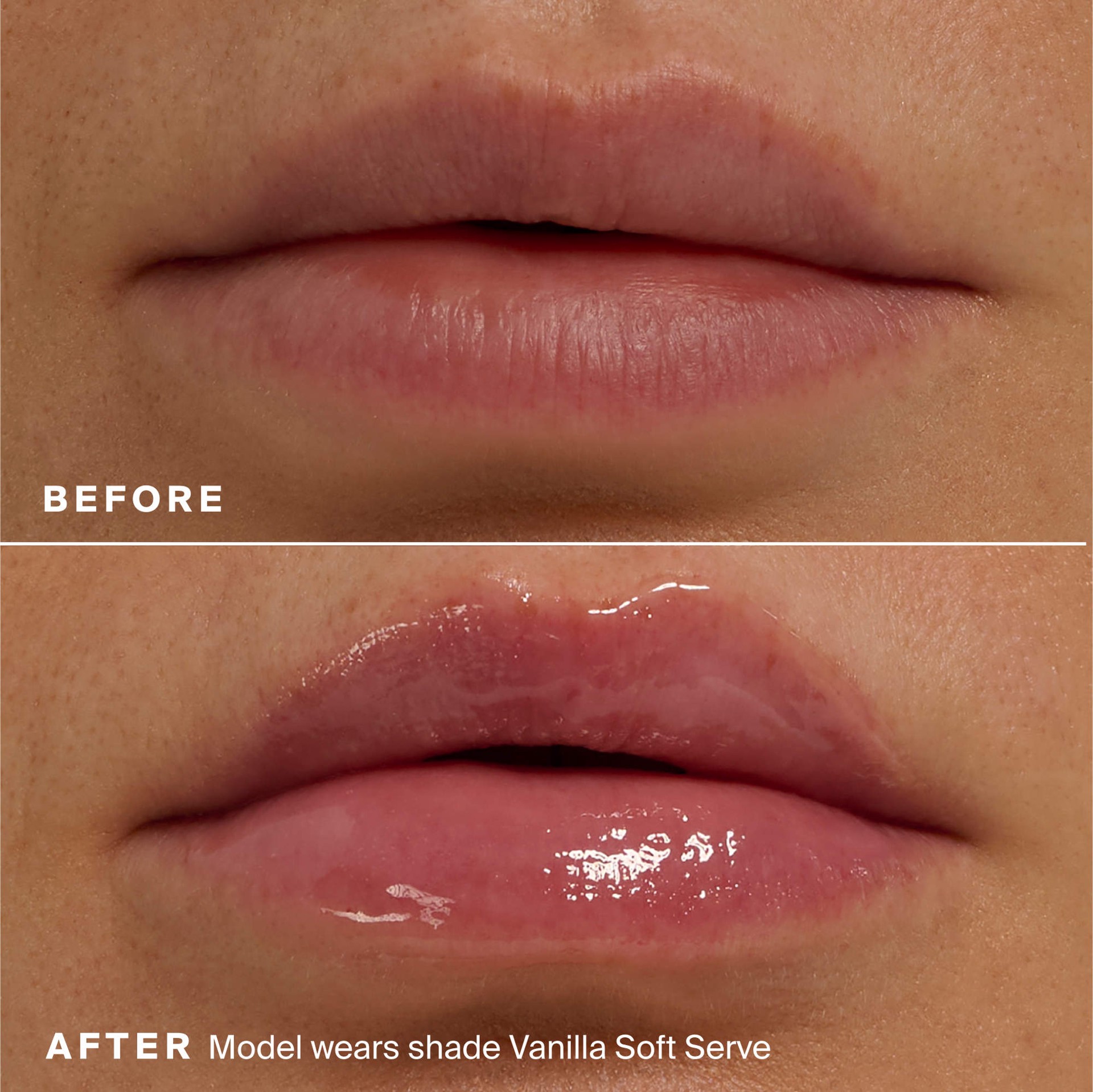slide 6 of 9, Supergoop! Glow Gloss SPF 40 Lip Balm with Peptides and Shea Butter Vanilla Soft Serve, 0.5 oz/15 ml