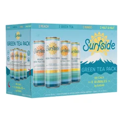 Surfside Green Tea Variety 8 Pack Cans