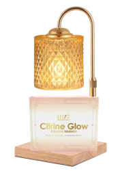 Citrine Glow Adjustable Candle Warmer Lamp