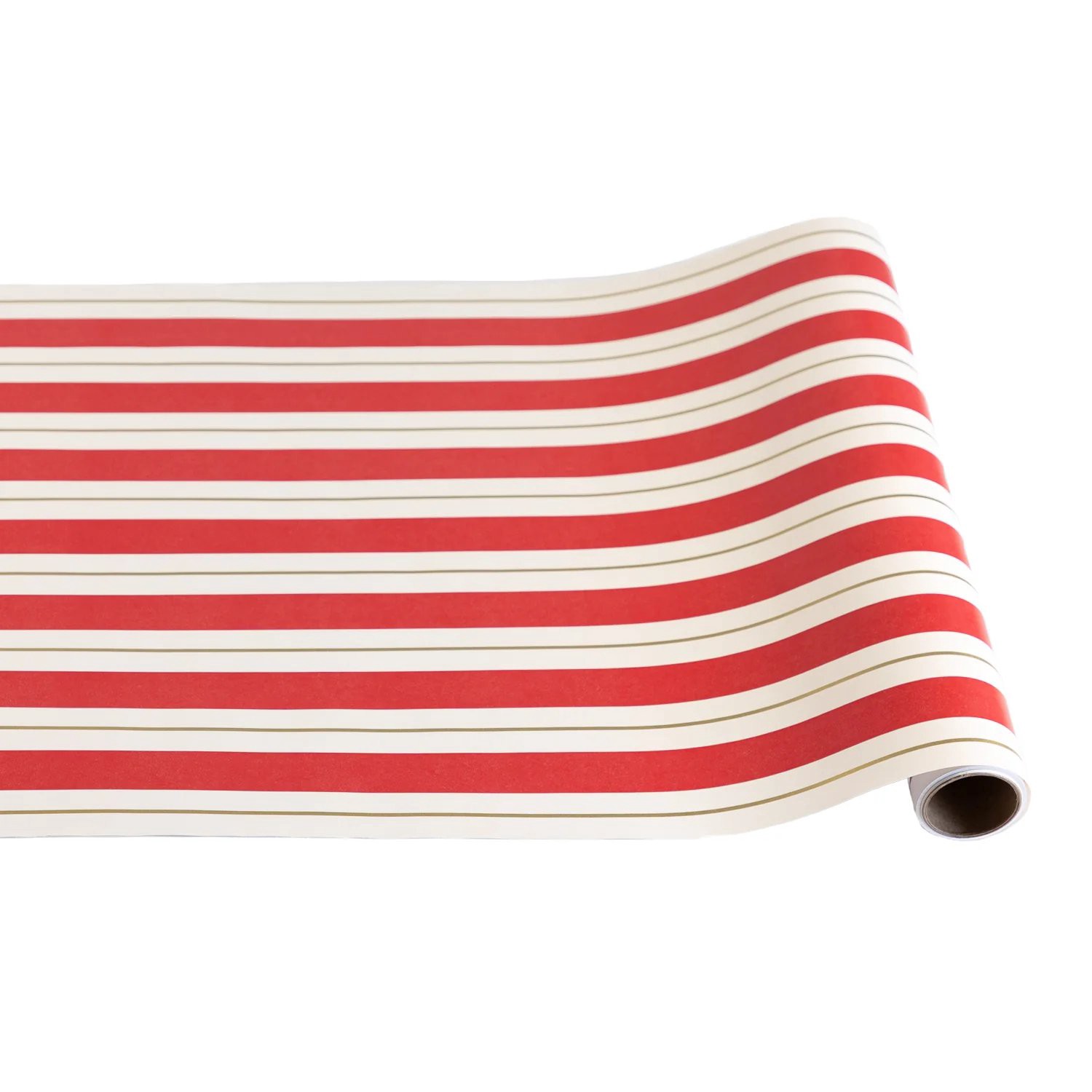 slide 1 of 1, Hester & Cook Red & Gold Awning Stripe Runner, 1 ct