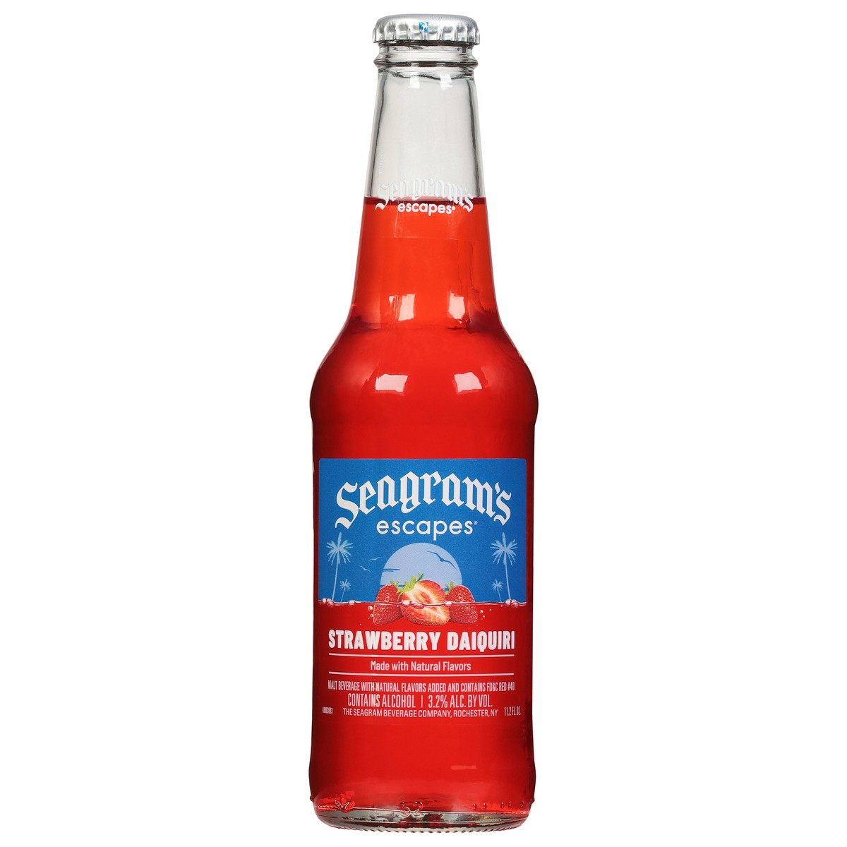 slide 1 of 9, Seagram's Strawberry Daiquiri Malt Beverage 11.2 fl oz, 11.2 fl oz