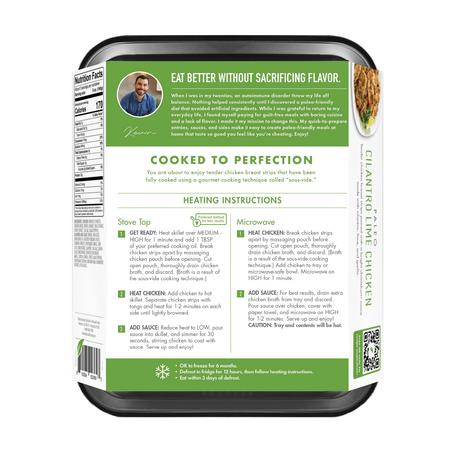 slide 3 of 3, KEVINS NATURAL FOODS Kevin's Natural Foods Cilantro Lime Chicken 16 Oz., 16 oz