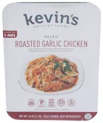 Kevin's Natural Foods Paleo Roasted Garlic Chicken 16 oz