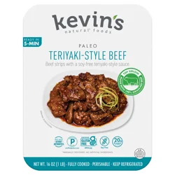 Kevin's Natural Foods Paleo Teriyaki-Style Beef 16 oz