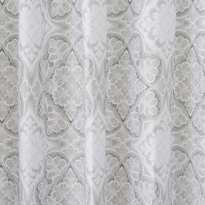 slide 2 of 2, Felicity Shower Curtain - Grey, 72 in x 96 in