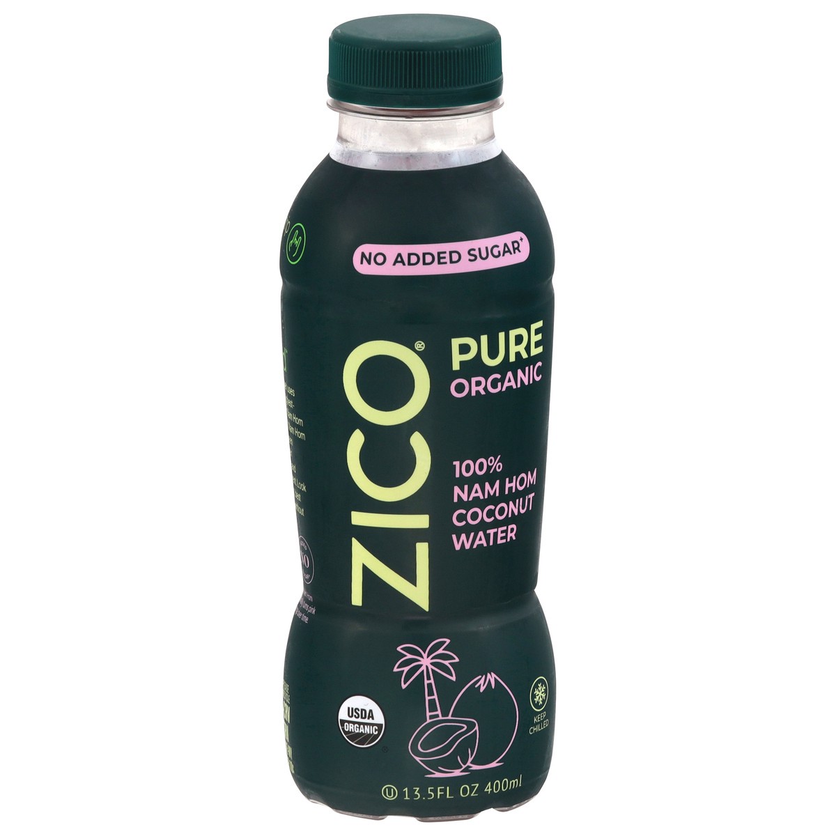 slide 5 of 14, Zico No Added Sugar Organic Pure 100% Nam Hom Coconut Water 13.5 fl oz, 13.5 fl oz