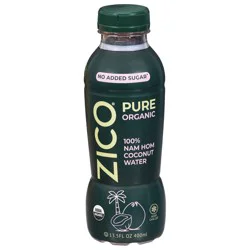Zico No Added Sugar Organic Pure 100% Nam Hom Coconut Water 13.5 fl oz