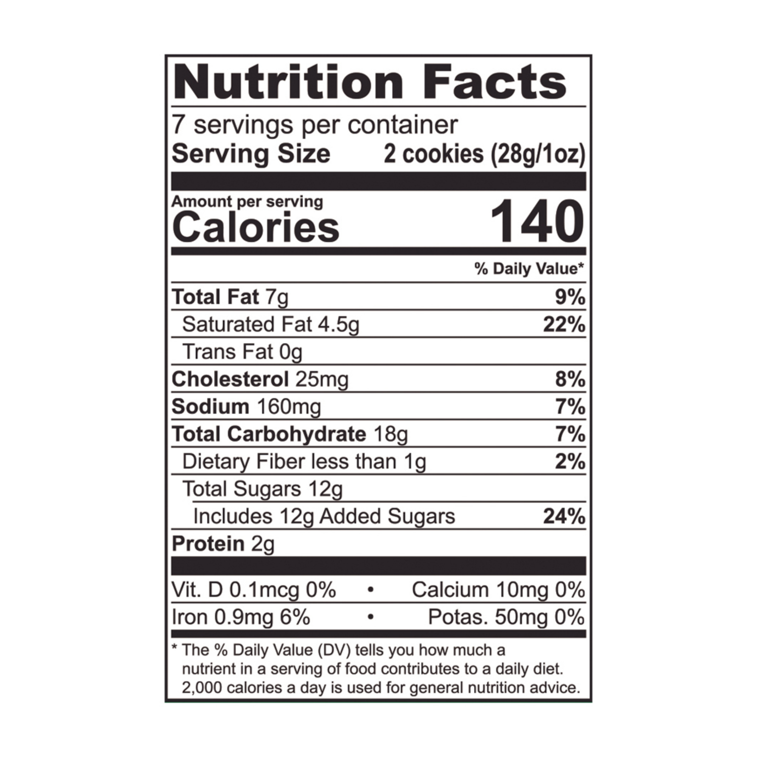 slide 6 of 8, Tate's Bake Shop Cookies All Natural Chocolate Chip - 7 oz, 7 oz