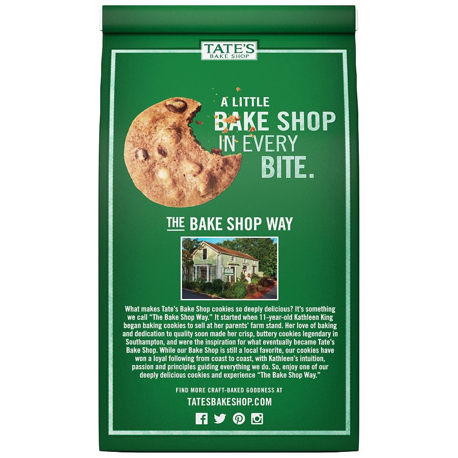 slide 3 of 5, Tate's Bake Shop Walnut Chocolate Chip Cookies, 7 oz, 7 oz