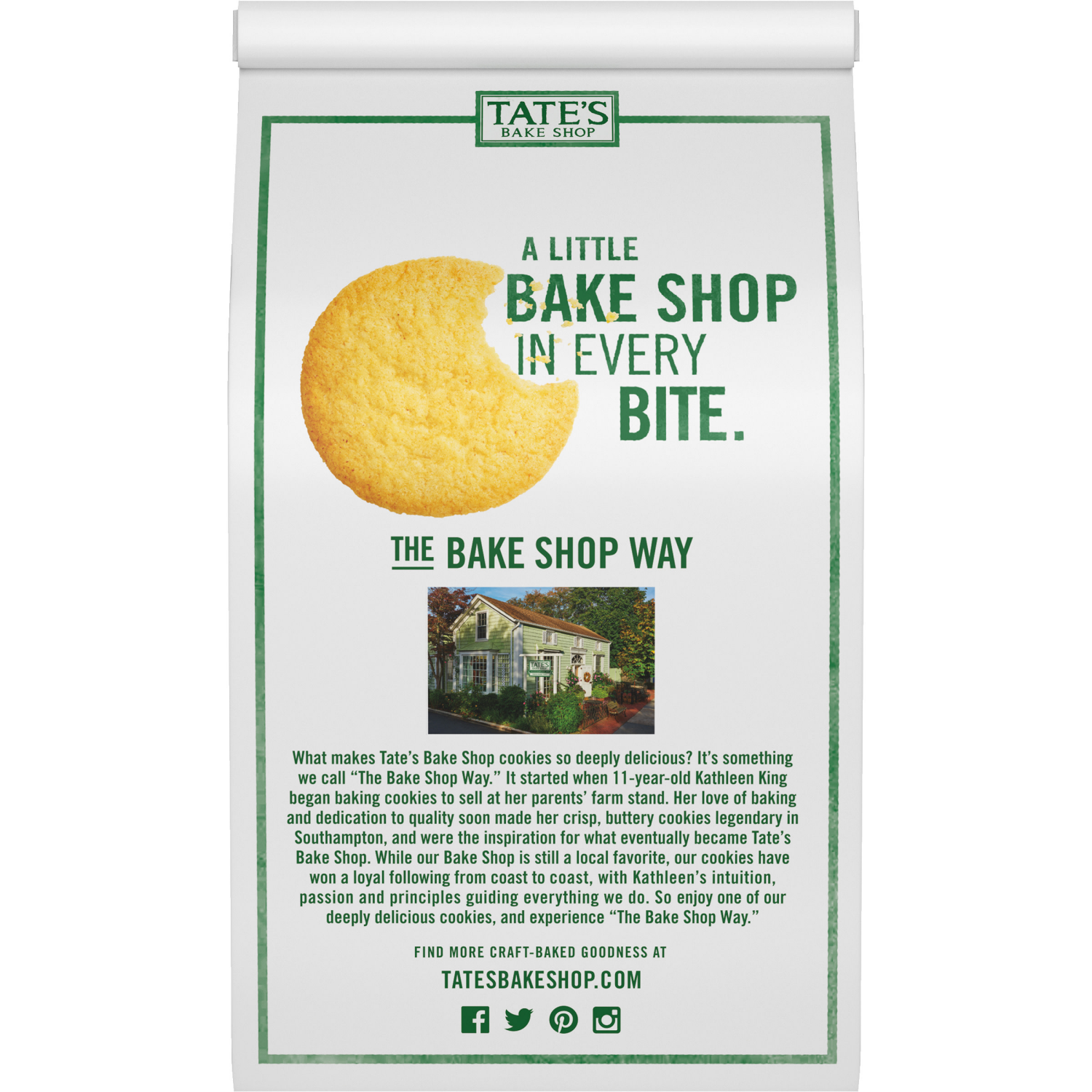 slide 8 of 8, Tate's Bake Shop Gluten Free Lemon Cookies, Gluten Free Cookies, 7 oz