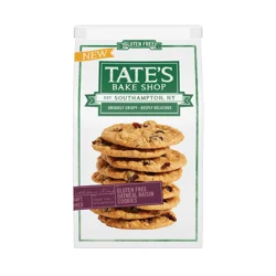 Tate's Bake Shop Gluten Free Oatmeal Raisin Cookies, 7 oz