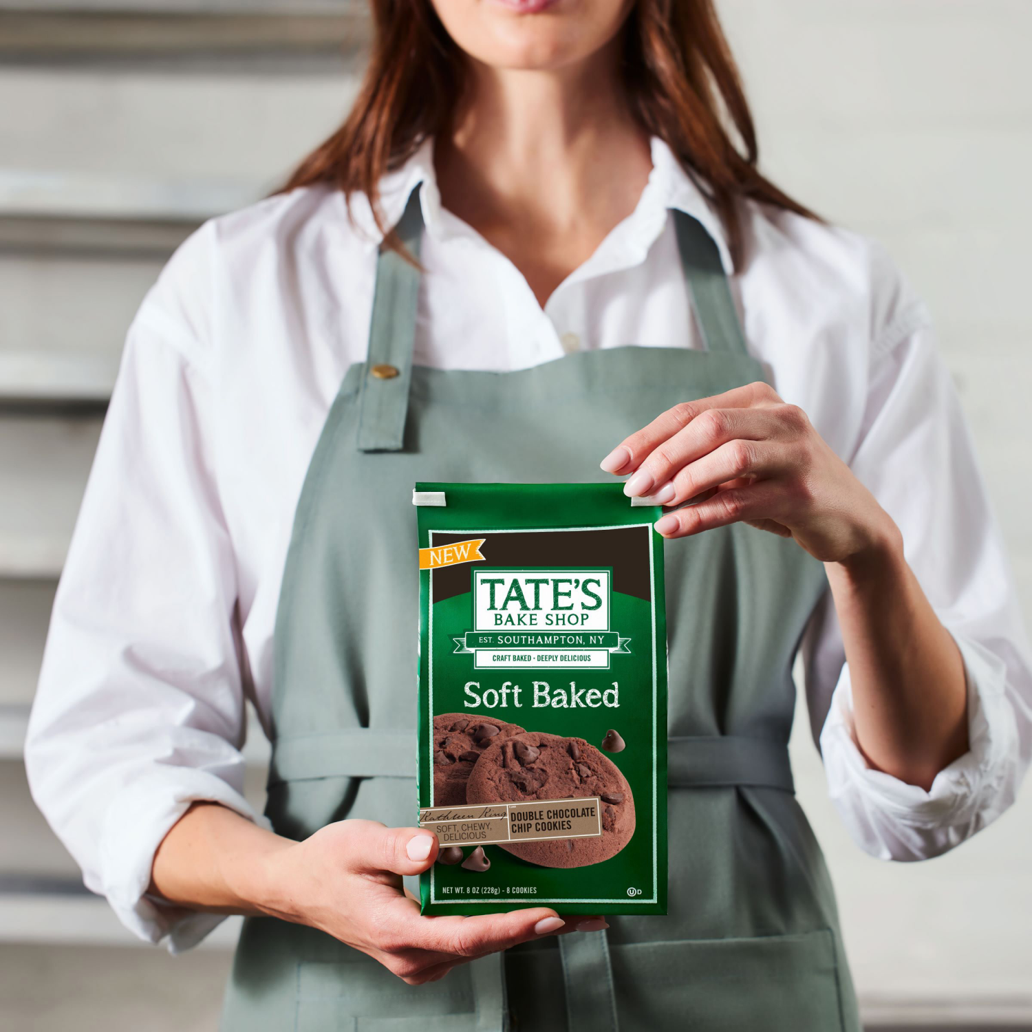 slide 7 of 8, Tates Cookies Soft Baked Double Choc Chip 8 Oz, 8 oz