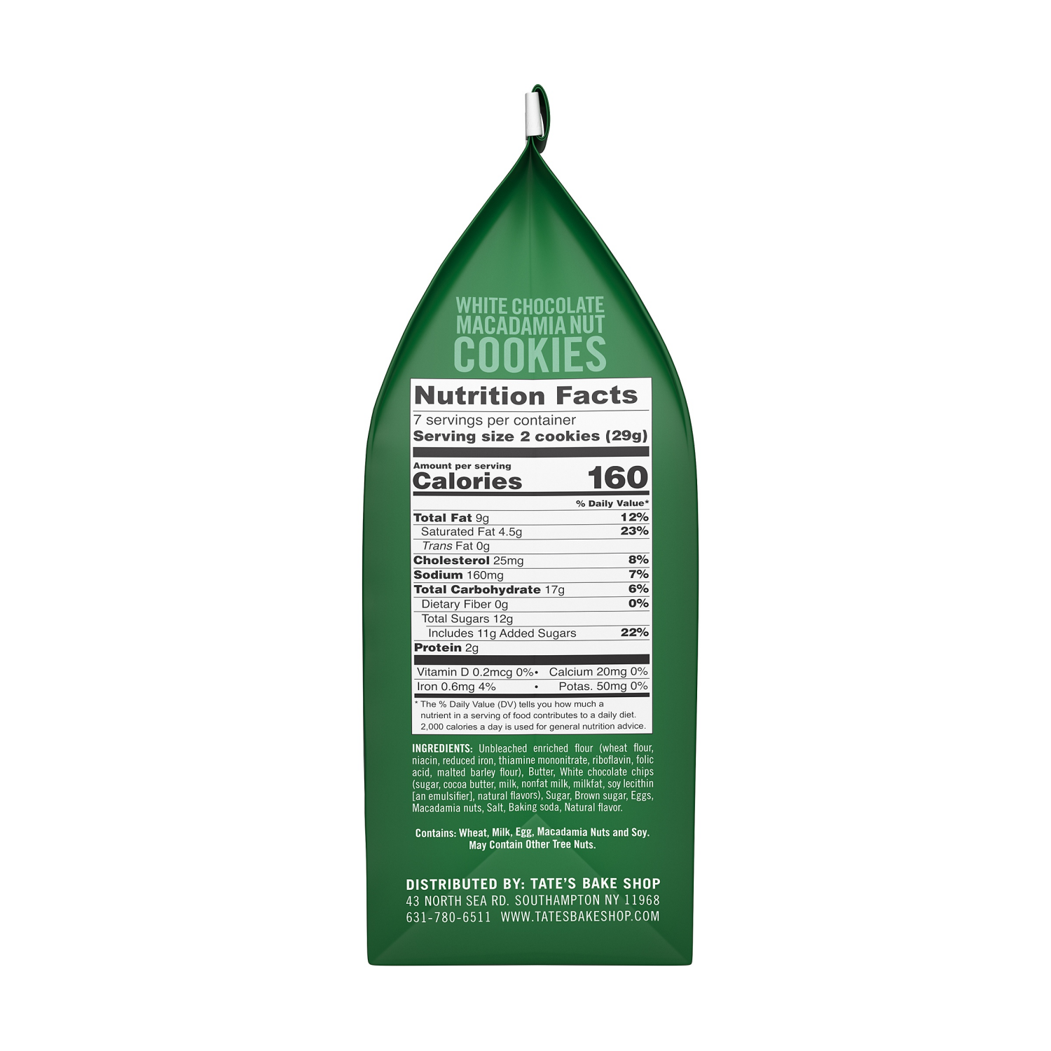 slide 3 of 5, Tates Cookies White Chocolate Macadamia 7 Oz, 7 oz