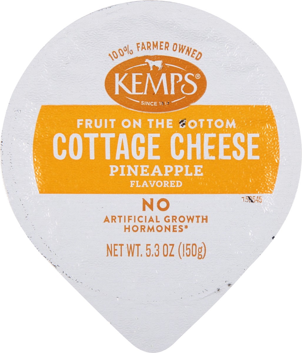 slide 13 of 14, Kemps Fruit On Bottom Pineapple Cottge Chse, 5.3 oz
