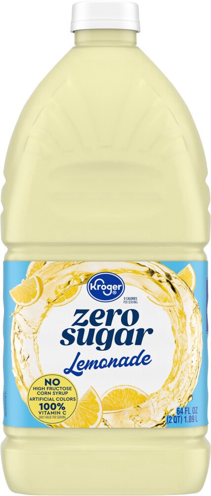 slide 6 of 6, Kroger Zero Sugar Lemonade - 64 oz, 64 oz