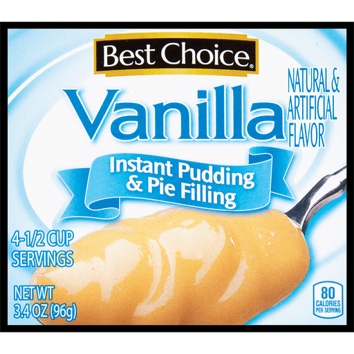 slide 1 of 1, Best Choice Vanilla Instant Pudding, 3.4 oz