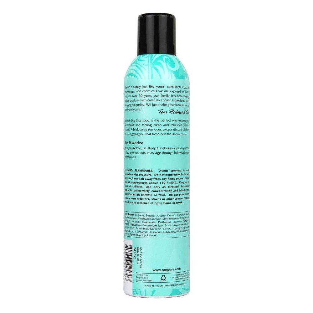 slide 2 of 2, Renpure Dry Shampoo Sea Mineral, 8 oz