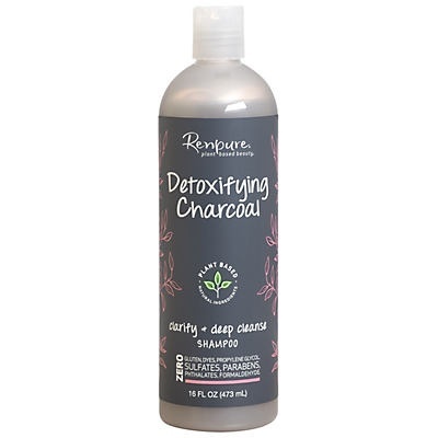 slide 1 of 1, Renpure Detoxifying Charcoal Clarify + Deep Cleanse Shampoo, 16 fl oz