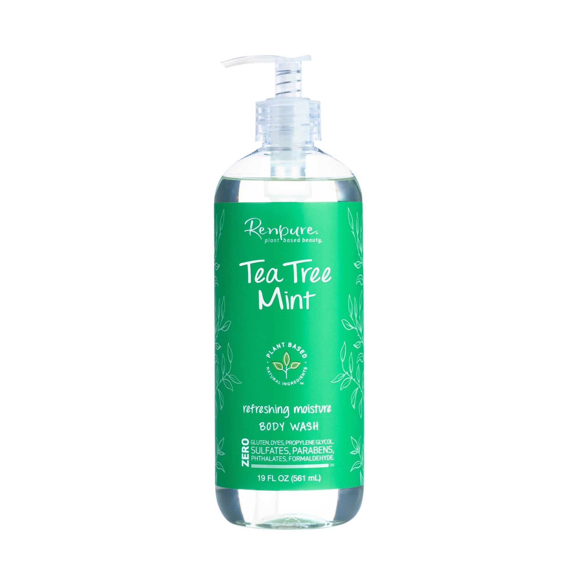 slide 1 of 2, Renpure Tea Tree & Mint Body Wash, 19 fl oz