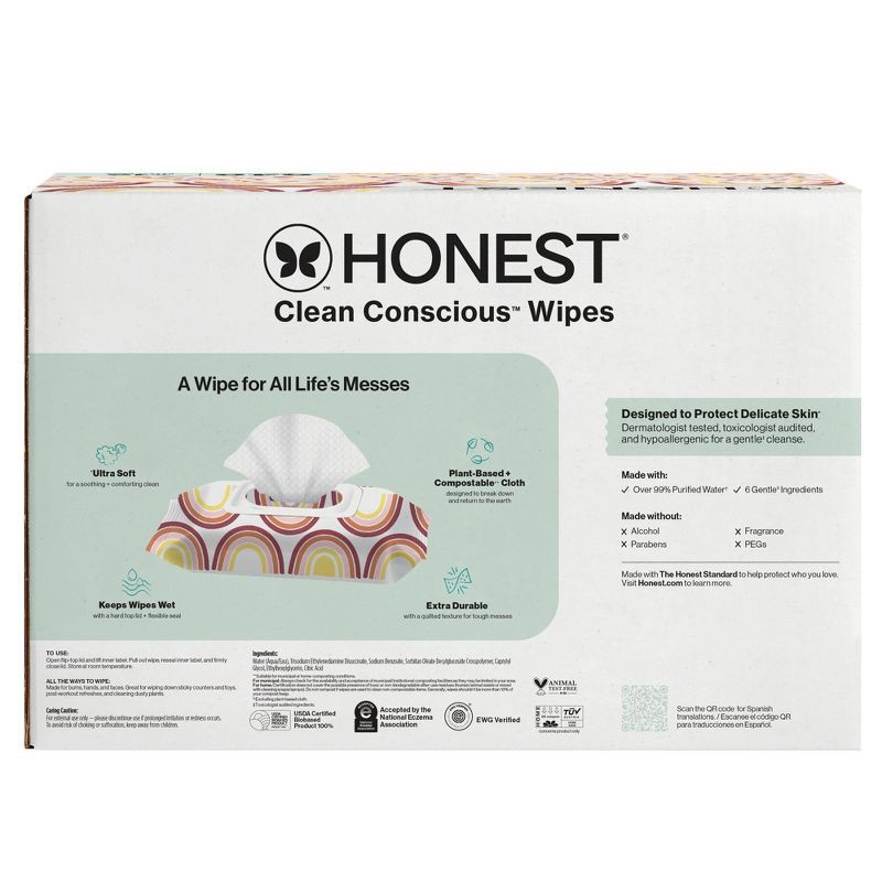 slide 12 of 15, The Honest Company Plant-Based Baby Wipes made with over 99% Water - Variety Pack - 648ct, 648 ct