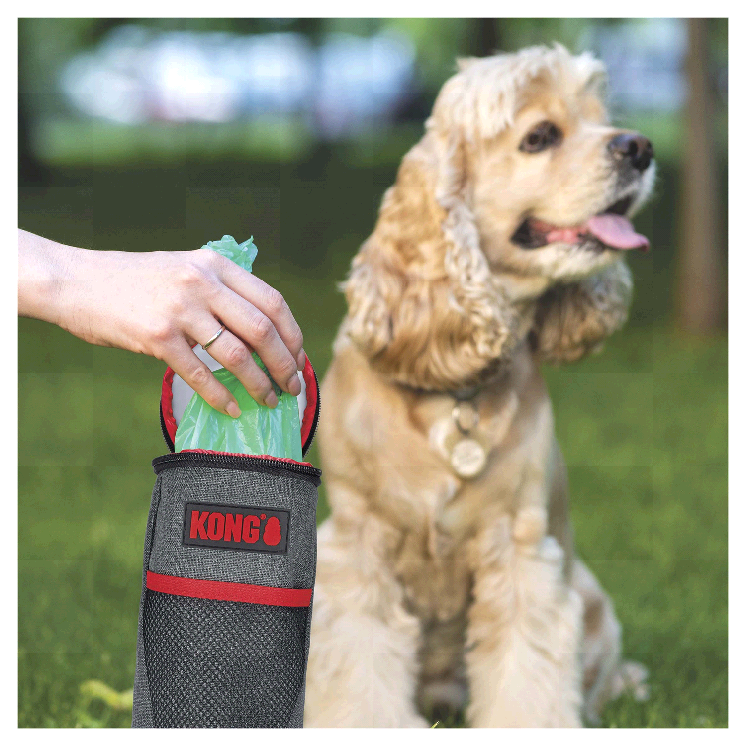 slide 3 of 3, KONG Pick-Up Pouch, 1 ct