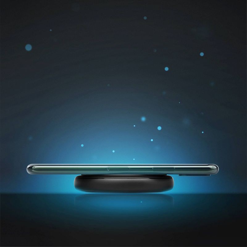 slide 6 of 6, Anker PowerWave II 15W Qi Wireless Charging Pad (w/ Wall Charger) - Black, 1 ct