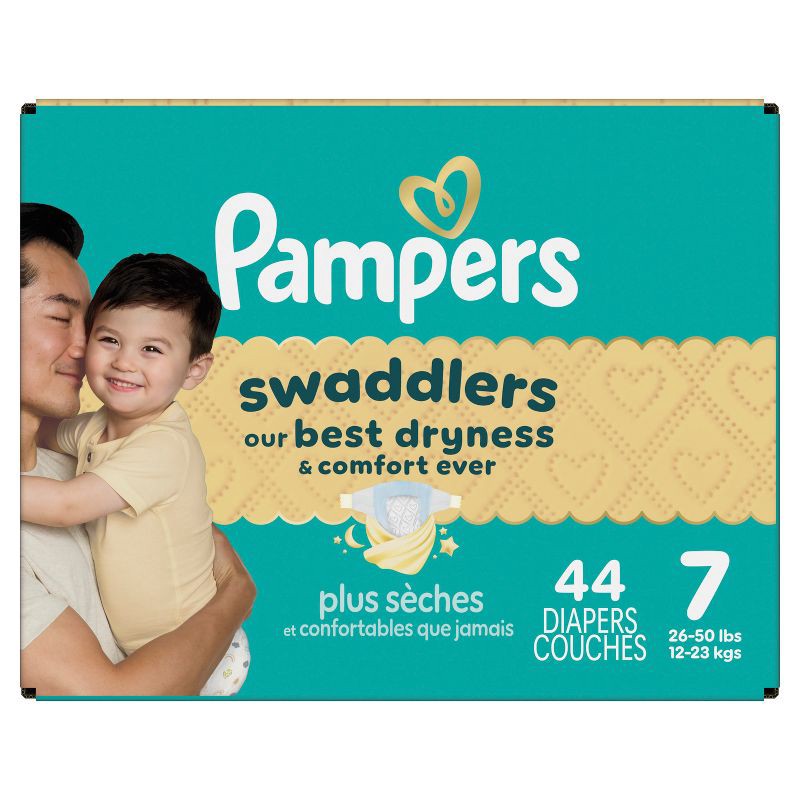 slide 16 of 16, Pampers Swaddlers Sensitive Disposable Diapers - Size 7 - 44ct, 7 x 44 ct