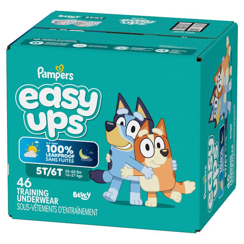 slide 16 of 16, Pampers Easy Ups Bluey Training Underwear - Size 5T-6T - 46ct, 46 ct