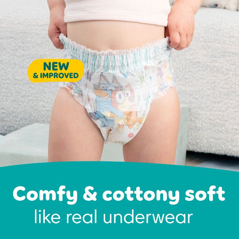 slide 7 of 16, Pampers Easy Ups Bluey Training Underwear - Size 5T-6T - 46ct, 46 ct