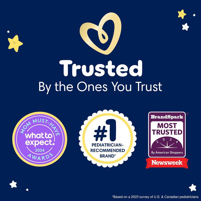 slide 11 of 16, Pampers Swaddlers Overnight Diapers - Size 4 - 104ct, 4 x 104 ct