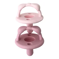 Itzy Ritzy Sweetie Soother, Pink Bows Pacifier