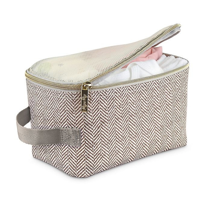 slide 2 of 12, Itzy Ritzy Packing Cubes - Taupe, 3 ct