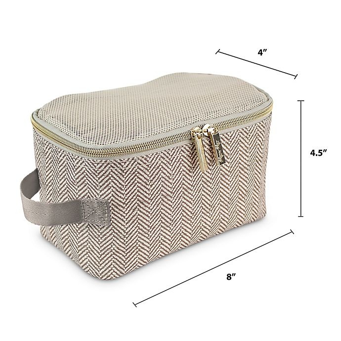 slide 8 of 12, Itzy Ritzy Packing Cubes - Taupe, 3 ct