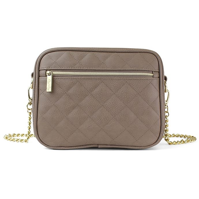 slide 6 of 12, Itzy Ritzy Crossbody Diaper Bag - Taupe, 1 ct