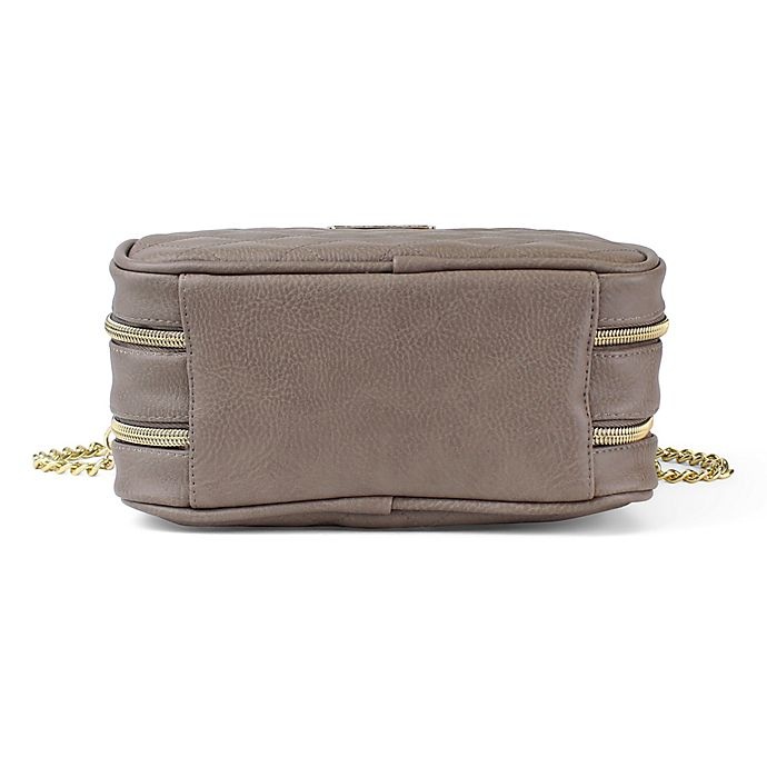 slide 7 of 12, Itzy Ritzy Crossbody Diaper Bag - Taupe, 1 ct