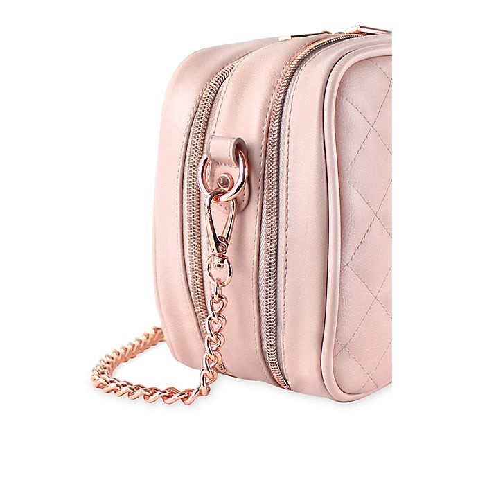 slide 3 of 13, Itzy Ritzy Crossbody Diaper Bag - Blush, 1 ct