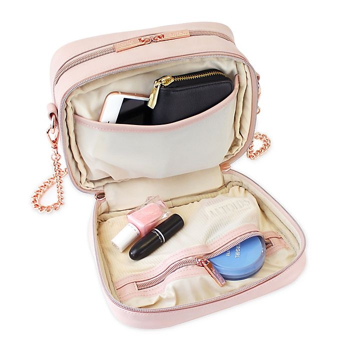 slide 8 of 13, Itzy Ritzy Crossbody Diaper Bag - Blush, 1 ct