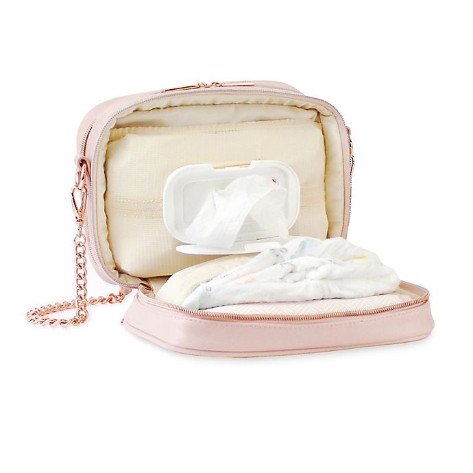 slide 10 of 13, Itzy Ritzy Crossbody Diaper Bag - Blush, 1 ct