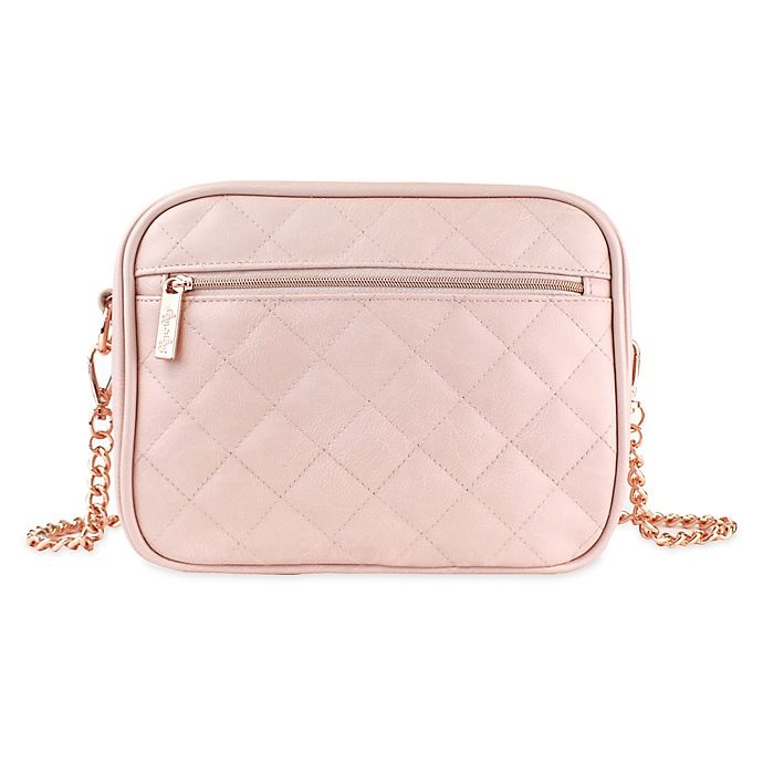 slide 11 of 13, Itzy Ritzy Crossbody Diaper Bag - Blush, 1 ct