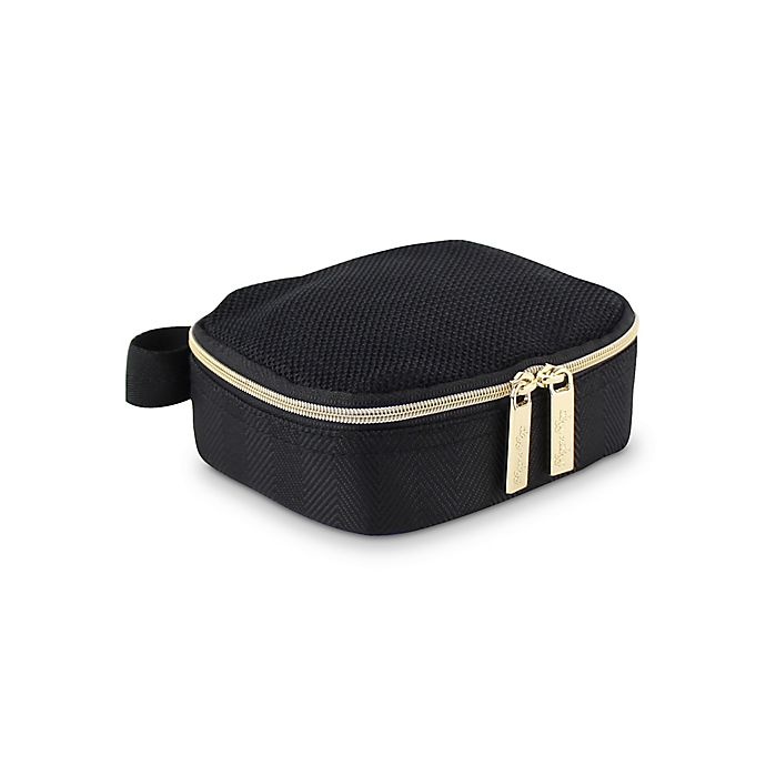 slide 11 of 11, Itzy Ritzy Packing Cubes - Black/Gold, 3 ct