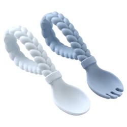 Itzy Ritzy Sweetie Spoon and Fork - Blue