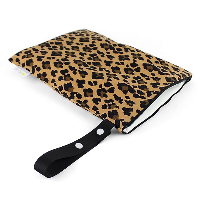 slide 2 of 2, Itzy Ritzy Travel HappensSealed Wet Bag- Leopard, 1 ct