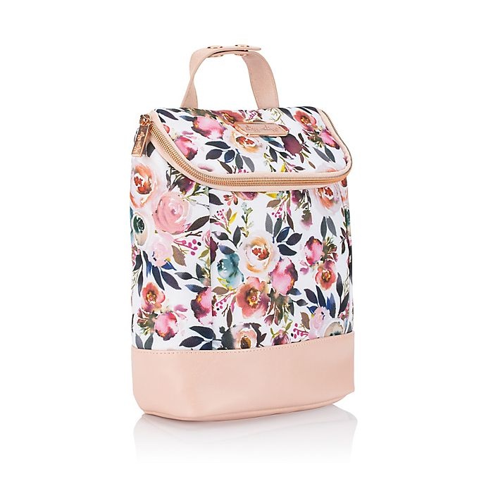 slide 4 of 6, Itzy Ritzy Chill Like A Boss Bottle Bag - Blush Floral, 1 ct