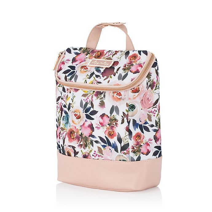 slide 5 of 6, Itzy Ritzy Chill Like A Boss Bottle Bag - Blush Floral, 1 ct